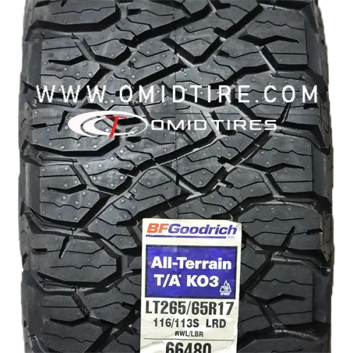 لاستیک بی اف گودریچ 17-65-265 گل KO3 ( حلقه )