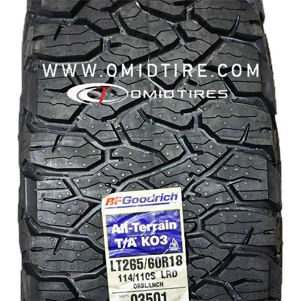 لاستیک بی اف گودریچ 18-60-265 گل KO3 لاستیک بی اف گودریچ 18-60-265 گل KO3