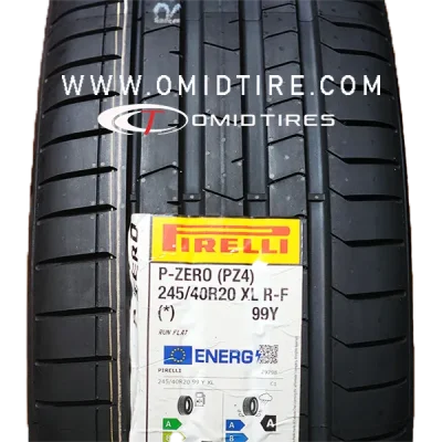 لاستیک پیرلی 20-40-245 مدل PZ4 ران فلت - لاستیک بی ام و سری 7 و سری X ( حلقه )